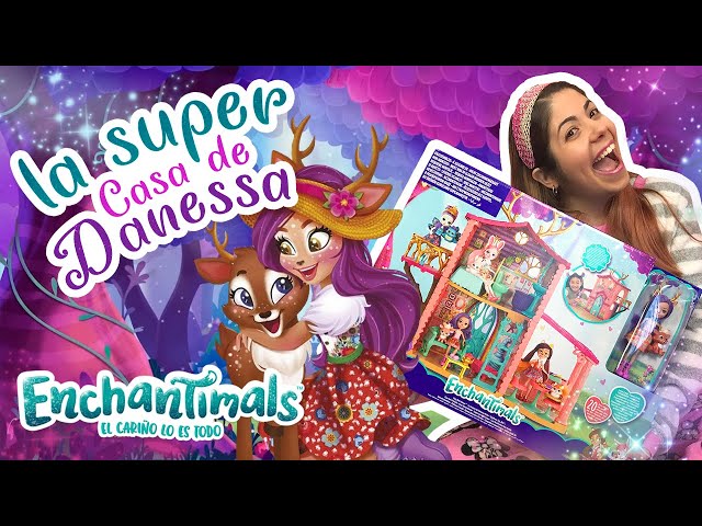 Vídeo relacionado con Enchantimals Casa Ciervo 2.0 con Danessa Deer Muñeca con casa de Juguete, Mascota y Accesorios, Regalo para niñas y niños +4 años (Mattel HFC41)