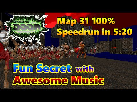 [World Record] Speed of Doom MAP 31 "1010011010" 100% (UV-Max) Speedrun in 5:20 [Doom]