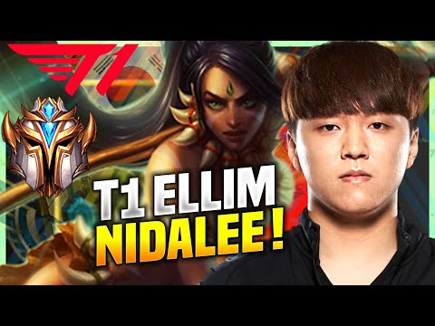 ELLIM IS READY FOR NIDALEE! - T1 Ellim Plays Nidalee Jungle vs Rek'sai! | KR SoloQ Patch 10.21
