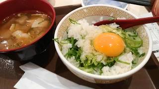 すき家 600円ランチ8月28日安く食べるメニュー節約術豚汁卵かけご飯