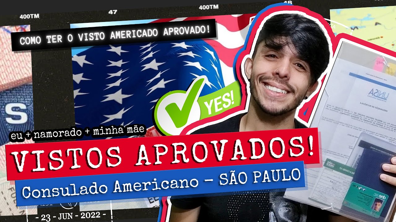 VISTO AMERICANO APROVADO DE PRIMEIRA | SEM ASSESSORIA e SEM VÍNCULOS COM O BRASIL