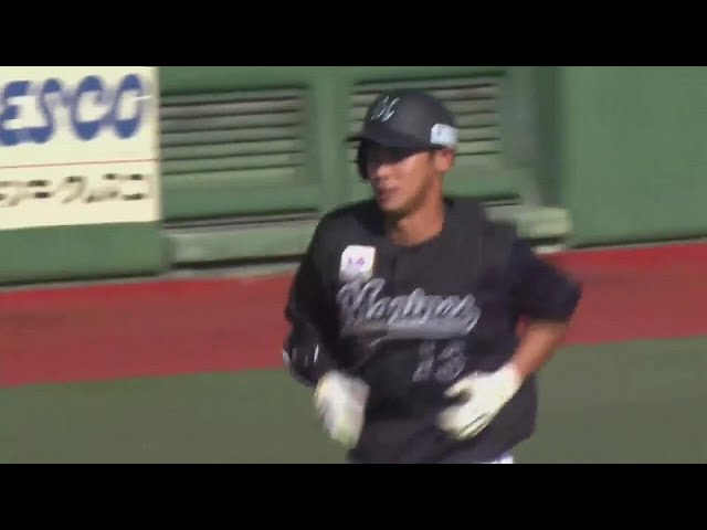 【ファーム】地元宮城で嬉しい一発!! マリーンズ・平沢 今季公式戦1号はグランドスラム!! 2021/4/20 E-M(ファーム)