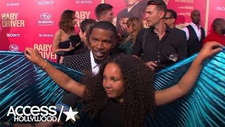 'Baby Driver': Jamie Foxx's Daughter Adorably Steals The Show At Premiere | Access Hollywood
