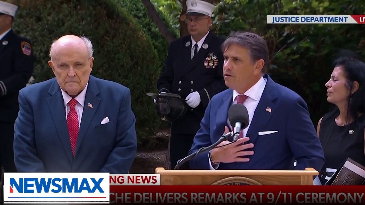 Todd Blanche honors 9/11 victims, Giuliani during DOJ ceremony