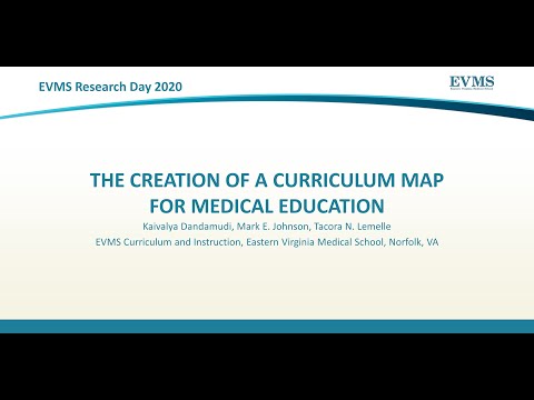 Thumbnail image of video presentation for The creation of a curriculum map for medical education