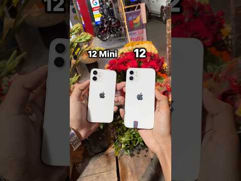 iPhone 12 Mini Vs iPhone 12 || Camera Zoom Test! #shorts