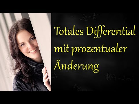 Totales Differential mit prozentualer Änderung