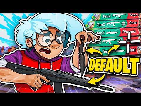 I PLAYED VALORANT WITH EVERYTHING ON DEFAULT !!!