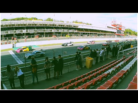 International GT Open 2023,Barcelona,Race Start TimeLapse.