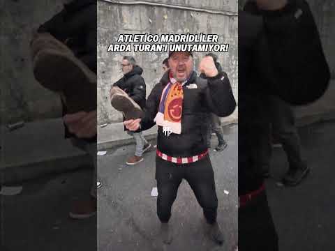Atletico Madrid taraftarları Arda Turan’ın krampon fırlatmasını unutmamış…