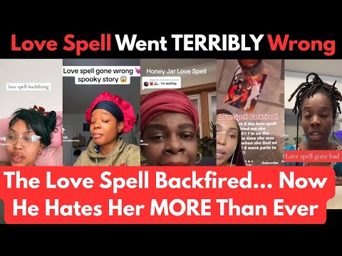 VOODOO LOVE SPELLS BACKFIRED | LOVE SPELL GONE WRONG. #tiktokcompilation #love #horror #gonewrong