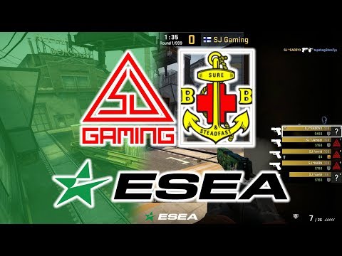 SJ Gaming vs Boys Brigade Highlights - ESEA Advanced Season 32 Europe * Train