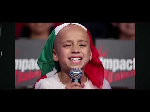 Sofia niña de 8 años con cáncer canta 