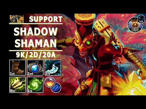 Shadow Shaman Hard Support | 7.32c | Pos 5 SS Play | Dota 2 Immortal Gameplay