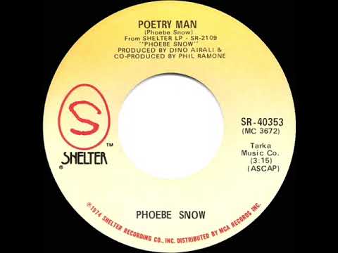 1975 HITS ARCHIVE: Poetry Man - Phoebe Snow (stereo 45 single version--#1 A/C)