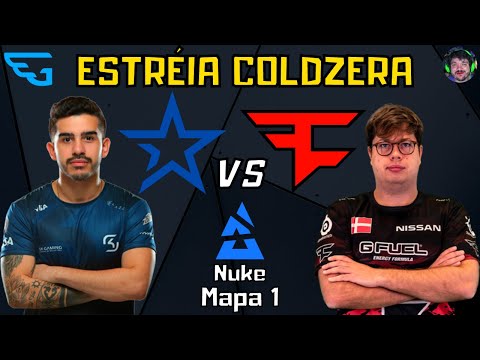 (ESTRÉIA COLDZERA) COL vs FAZE (Nuke Mapa 1 - Parte 2) BLAST - Transmissão Gaules