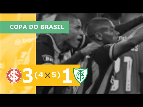 INTERNACIONAL (4) 3 X 1 (5) AMÉRICA-MG - COPA DO BRASIL 2023; GOLS DO TEMPO NORMAL
