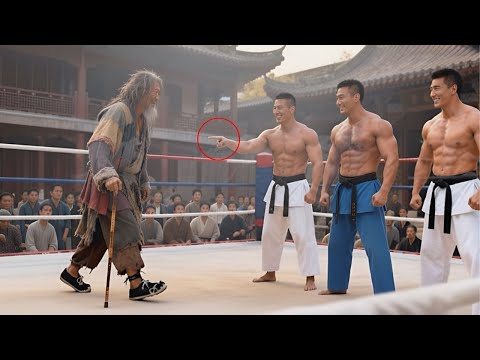 El mendigo que todos despreciaban resultó ser un maestro oculto — derrotó a los matones en segundos