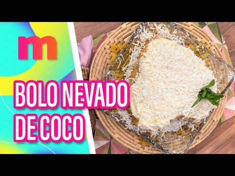 BOLO NEVADO DE COCO: receita fácil e molhadinha - Mulheres (22/01/2026)
