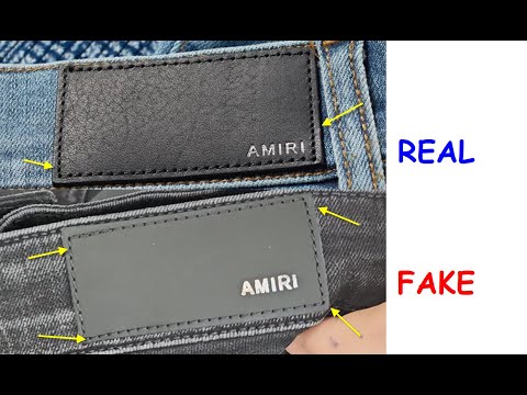 Amiri jeans real vs fake. How to spot fake Amiri denim jeans