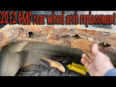 2012 GMC rear wheel arch replacement