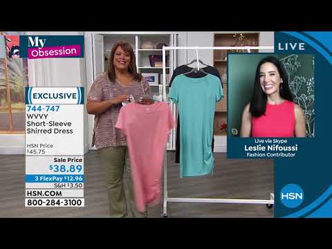 WVVY ShortSleeve Shirred Dress