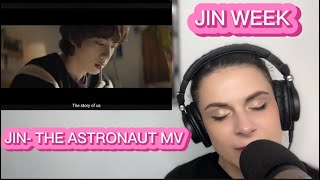 First time reaction to Jin- The Astronaut MV (Jin Week)