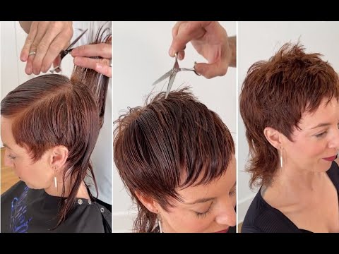 How to cut and Style a Mullet haircut for women |...