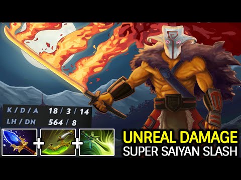 Juggernaut 1300 XPM – Super Saiyan Slash Unreal Damage Dota 2