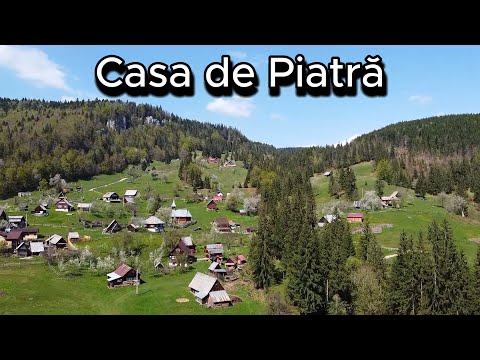 Casa de Piatra si Pestera Coiba Mare,  Arieseni, Jud.  Alba, Apuseni, Drone video