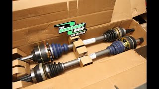 Dodge Challenger Axle Install Level 5 Drive Shaft Shop Speedy's Garage