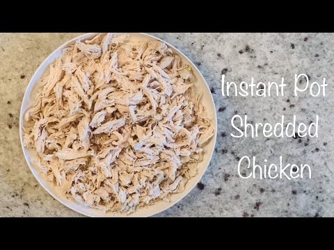 Instant Pot Shredded Chicken Recipe | How to Cook Fresh or Frozen Chicken Breasts in the Instant Pot