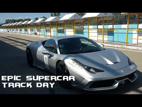 Thumbnail for Epic Supercar Trackday - GT4,F458,F430,997Turbo/s,R8,E46,Formula Renault by Renault, Ferrari, Supercar, Porsche, BMW, video, Car, video f, Ferrari 458, Ferrari 458 Italia, vide