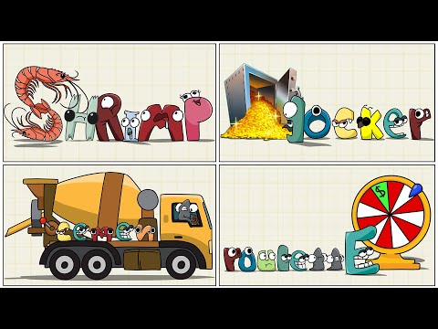 Alphabet Lore PARODY COMPILATION / Alphabet Lore animation @Mike Salcedo