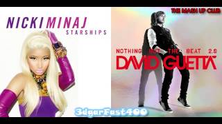 Nicki Minaj vs. David Guetta - Starships (What The F*** Remix) 3dgarFast400 Mashup