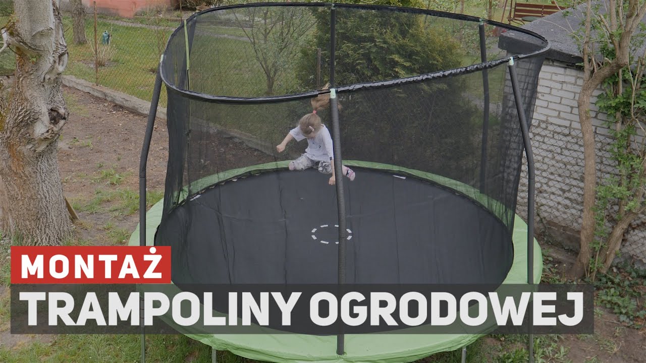 Montaż trampoliny ogrodowej