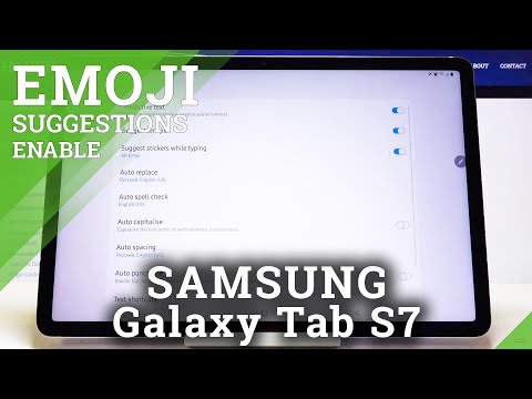 How to Enable Emoji Suggestions in Samsung Galaxy Tab S7 – Predictive Emoji