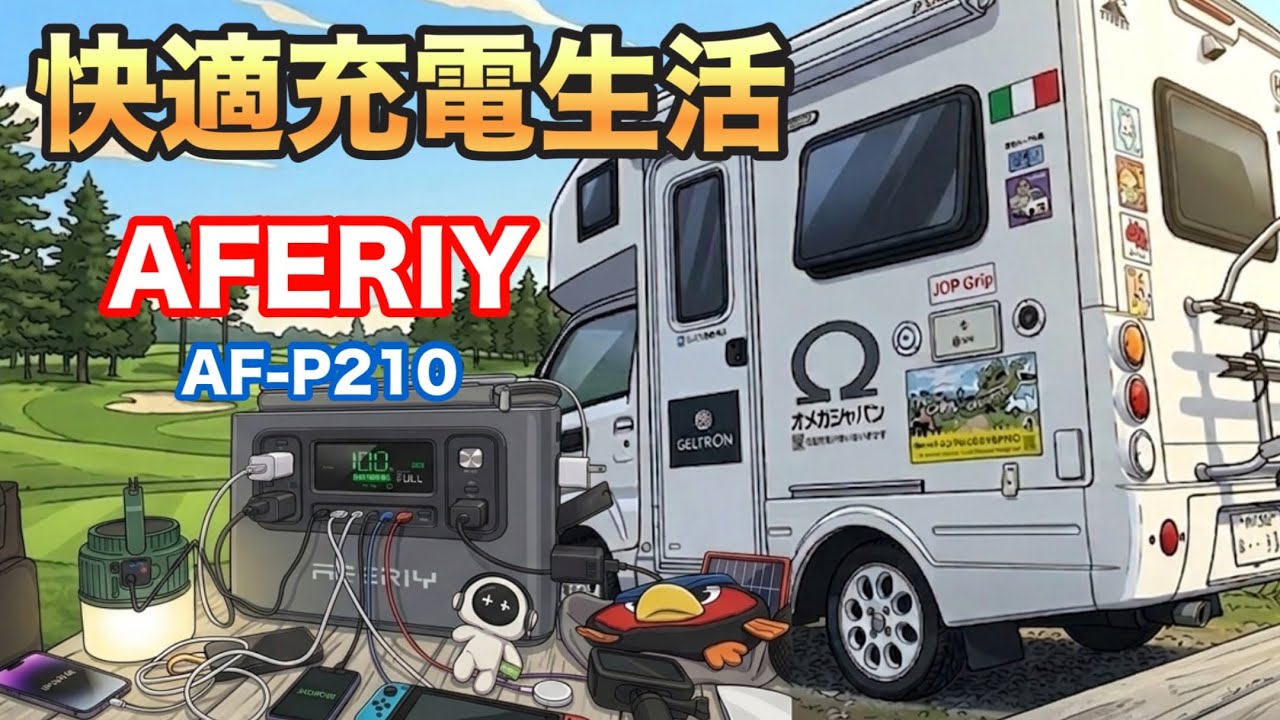 2400Wの衝撃【AFERIY P210】と共に宮崎まで旅してきました😊