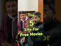 Top 5 Free Sites For Movies Hindi Dubbed Trending Movie Film Cinema Trending Free Sites