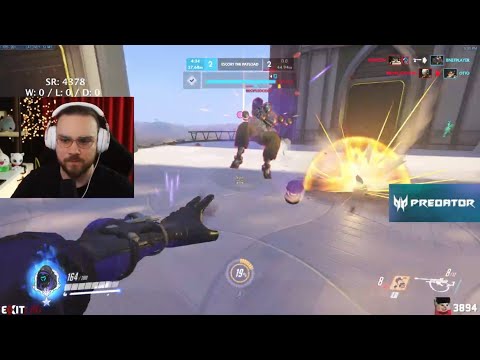 Overwatch The Most Dominant Ana Gameplay Ever By Best Support Pro mL7 - 0 Death -