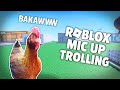 Trolling As A CHICKEN On ROBLOX Roblox Voice Chat Trolling