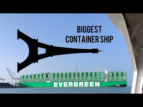 Largest container ship enters Port of Rotterdam