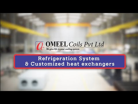 Omeel coils ms,ss dx type fan coil unit, for industrial use