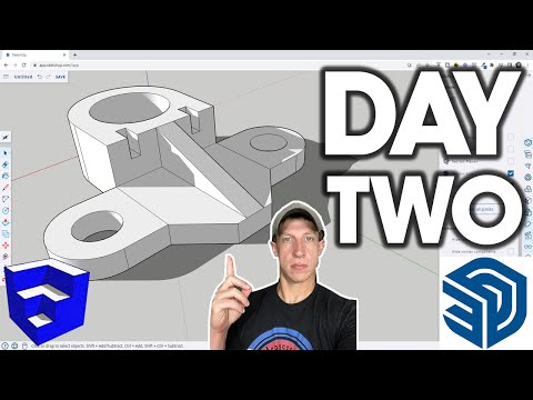 Learn SketchUp in 30 Days DAY 2 - The CAD Fitting!