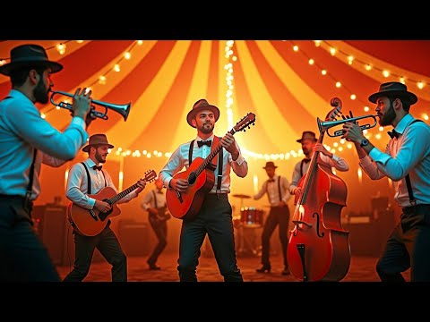 Great✨ Gypsy Jazz-Ska Big Band 🎺 1h Music for Pure Happines 💃Vintage Jazz Manouche Orchestra