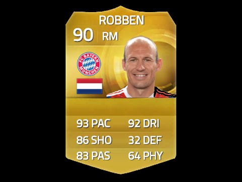 FIFA 15 ROBBEN 90 Player Review & In Game Stats Ultimate Team