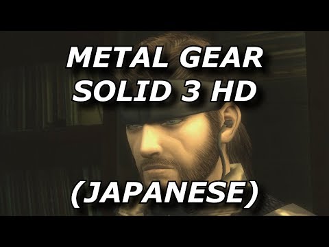 Metal Gear Solid 3 HD (Japanese Import NTSC-J) MGS3 Snake Eater Full Gameplay Walkthrough