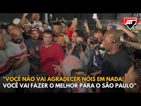 NOVO PRESIDENTE VAI CUMPRIMENTAR TORCIDA E TOMA COBRANÇA DE ORGANIZADA