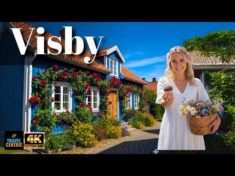 Lost in a Fairytale Village 🇸🇪 Visby Sweden | Where Time Stands Still