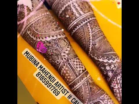 mubina mahendi artist call 8185991760